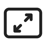 Slide Size SVG Icon